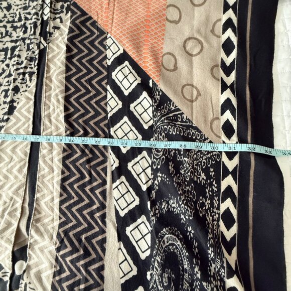 Kollie More Multicolor Open Front Kimono Cardigan Shawl, OS - Picture 7 of 8